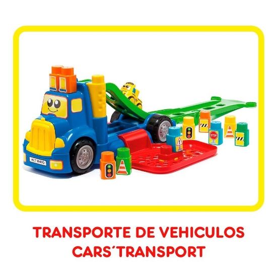 Slika Kamion s kockama i autićem - Molto