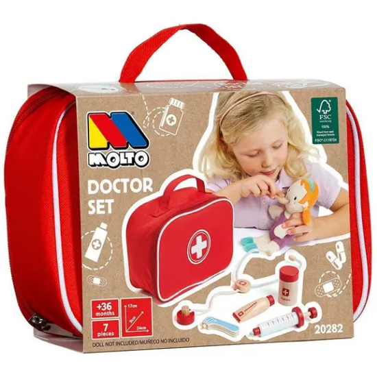 Slika Drveni liječnički set - Molto