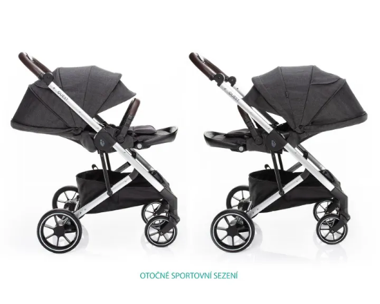 Slika Kolica Quest Vulcan Black / SIlver Zopa 