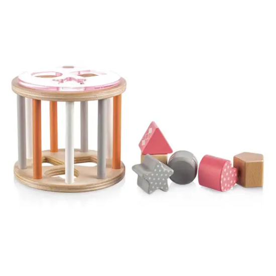 Slika Drvena slagalica pink Zopa 