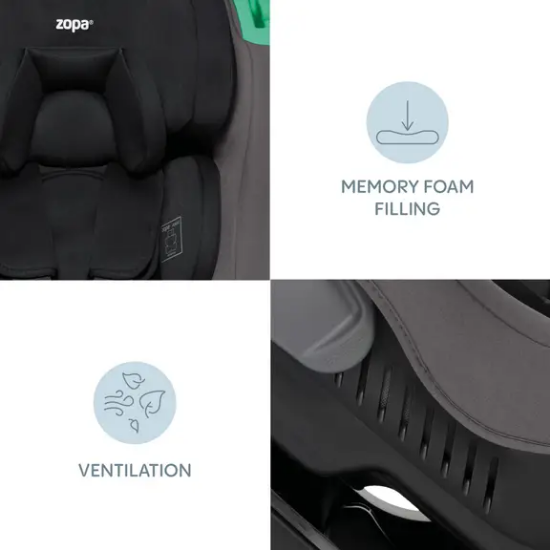 Slika Autosjedalica Verso R129, Night Black Zopa 