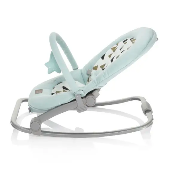 Slika Ležaljka Relax 2 Mint triangles/Grey Zopa 