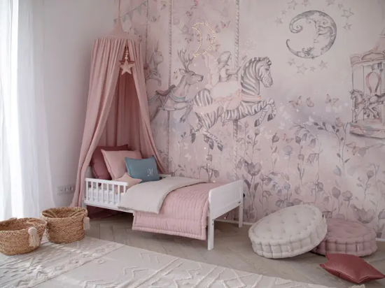 Slika Krevetić Country Toddler 140x70 white - Woodies