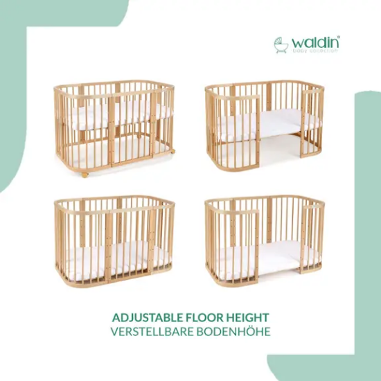 Slika Krevetić 7u1 s madracem NATURAL - Waldin