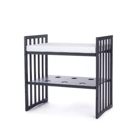 Slika Oval krevetić 7u1 s madracem GRAPHITE - Waldin