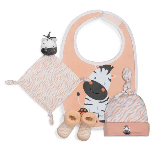 Slika Set za bebe InterBaby Zebra roza