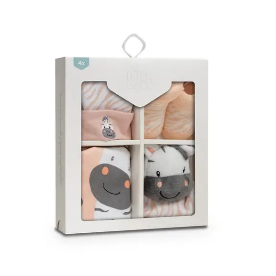 Slika Set za bebe InterBaby Zebra roza