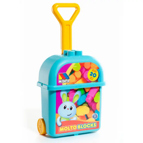 Slika Kofer + kocke 20 kom - Molto