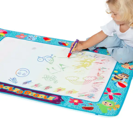 Slika XXL podloga za igru ​​Doodle – bez tinte + 2 vodene olovke - Molto