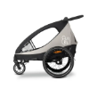Slika 2u1 prikolica za bicikl i dječja kolica za dvoje djece Dryk Duo Plus Black - Hauck