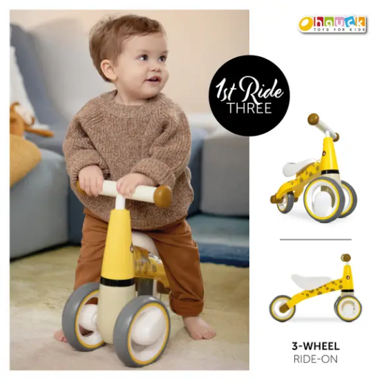 Slika Guralica 1st Ride Three Giraffe Yellow – Hauck