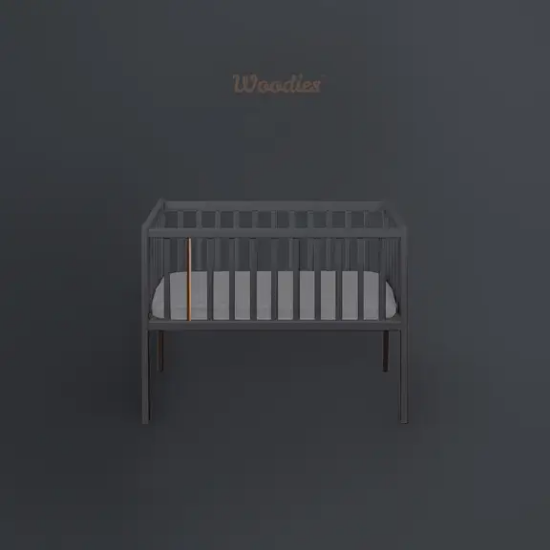 Slika Kolijevka Stardust Crib anthracite - Woodies