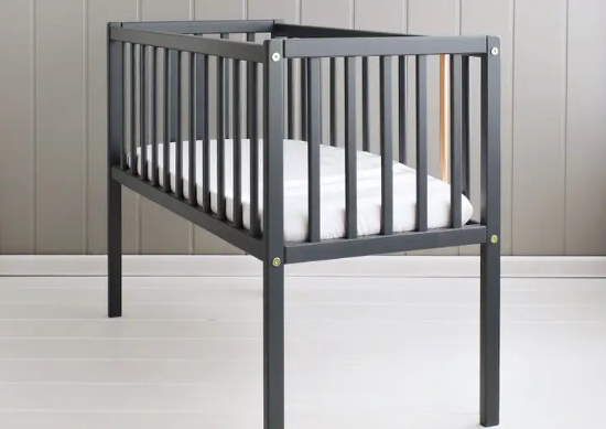 Slika Kolijevka Stardust Crib anthracite - Woodies
