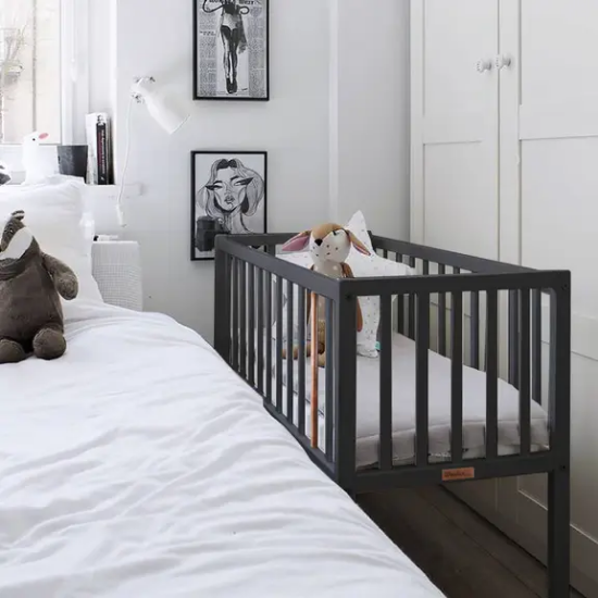 Slika Kolijevka Stardust Crib anthracite - Woodies
