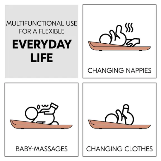 Slika Podloga za previjanje Change N Clean Cork - Hauck