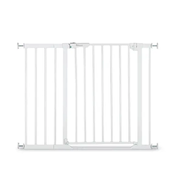 Slika Zaštitna ograda Clear Step 2 Set (75 - 80 cm) + 21 cm produžetak Bijela - Hauck