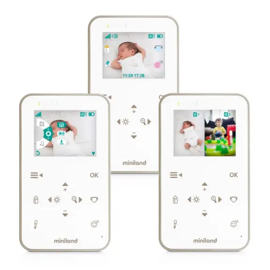 Slika Miniland babymonitor 2.4" gold