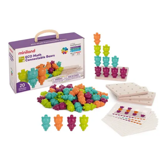 Slika  ECO matematički povezivi medvjedići Miniland