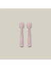 Slika  Silikonski set pribora za jelo Dark Pink InterBaby