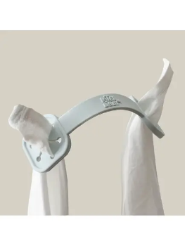 Slika InterBaby silikonski držača tetra pelena Blue Grey (2 kom)