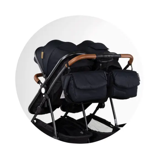 Slika Dječja kolica za blizance ili dvoje djece Duo Smart Blackberry Chipolino 