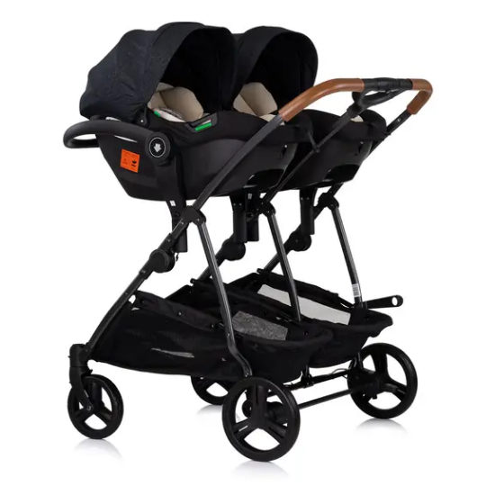 Slika Dječja kolica za blizance ili dvoje djece Duo Smart Blackberry Chipolino 