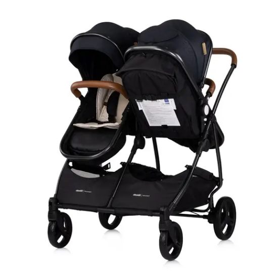 Slika Dječja kolica za blizance ili dvoje djece Duo Smart Blackberry Chipolino 