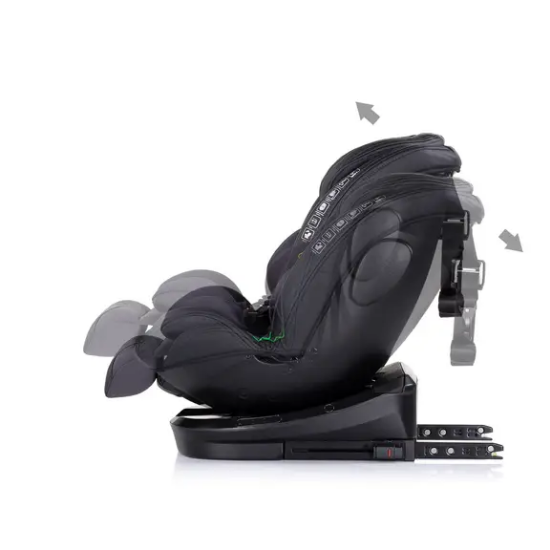 Slika Autosjedalica I-SIZE 40-150 cm ISOFIX 360 Hypnotic Anthracite Chipolino 