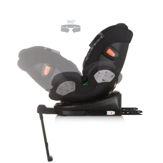 Slika Autosjedalica I-SIZE 40-150 cm ISOFIX 360 "TOURINO" obsidian Chipolino 