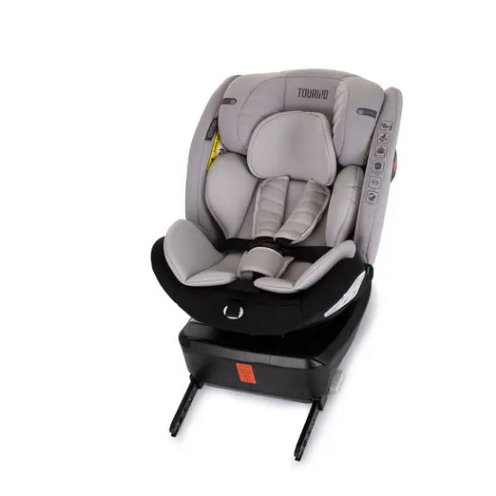 Slika Autosjedalica I-SIZE 40-150 cm ISOFIX 360 "TOURINO" ash grey Chipolino 