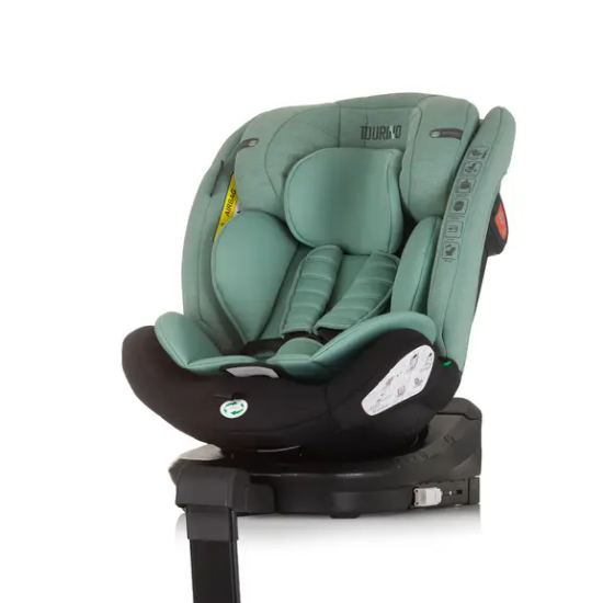 Slika Autosjedalica I-SIZE 40-150 cm ISOFIX 360 "TOURINO" pastel green Chipolino 