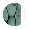 Slika Autosjedalica I-SIZE 40-150 cm ISOFIX 360 "TOURINO" pastel green Chipolino 