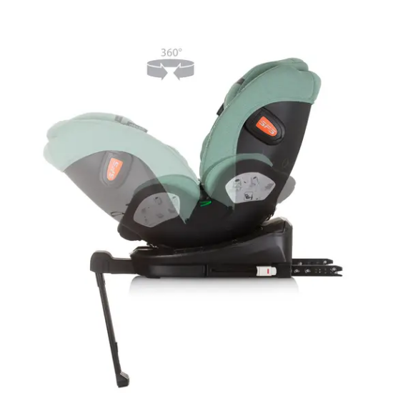 Slika Autosjedalica I-SIZE 40-150 cm ISOFIX 360 "TOURINO" pastel green Chipolino 