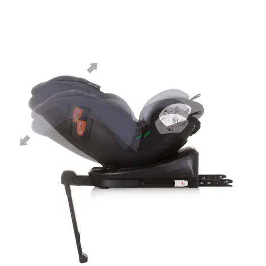 Slika Autosjedalica I-SIZE 40-150 cm ISOFIX 360 "TOURINO" grey mix Chipolino 