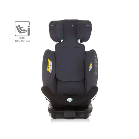 Slika Autosjedalica I-SIZE 40-150 cm ISOFIX 360 "TOURINO" grey mix Chipolino 