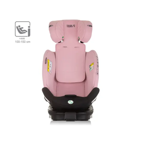 Slika Autosjedalica I-SIZE 40-150 cm ISOFIX 360 "TOURINO" flamingo Chipolino 