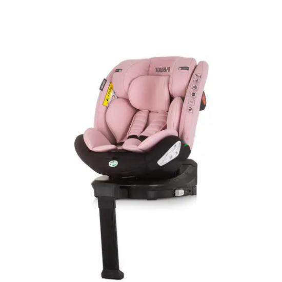 Slika Autosjedalica I-SIZE 40-150 cm ISOFIX 360 "TOURINO" flamingo Chipolino 