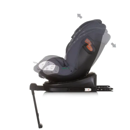 Slika Autosjedalica I-SIZE 40-150 cm ISOFIX 360 "TOURINO" granite Chipolino 