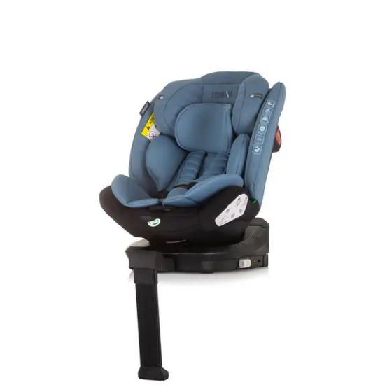 Slika A I-SIZE 40-150 cm ISOFIX 360 "TOURINO" plava Chipolino 