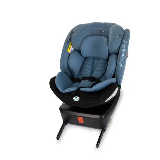 Slika A I-SIZE 40-150 cm ISOFIX 360 "TOURINO" plava Chipolino 