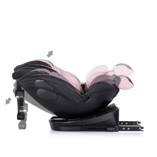 Slika Autosjedalica I-SIZE 40-150 cm ISOFIX 360 Hypnotic Pink Marshmallow Chipolino 