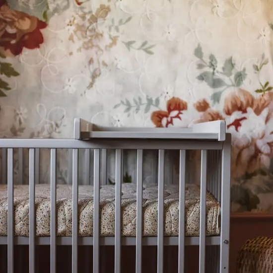 Slika Podloga za previjanje za krevetić grey - Woodies