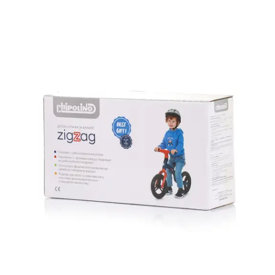 Slika Bicikl bez pedala Zig Zag Pink Chipolino 