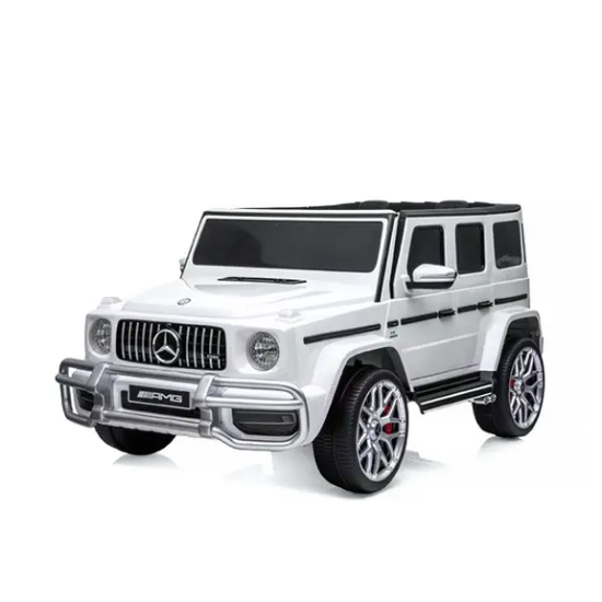Slika Auto na akumulator 2 sjedala AMG G63 Bijeli- Mercedes