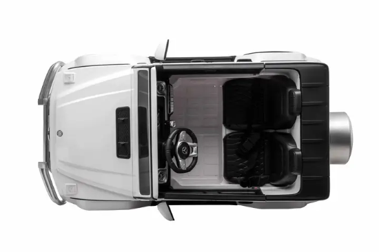 Slika Auto na akumulator 2 sjedala AMG G63 Bijeli- Mercedes