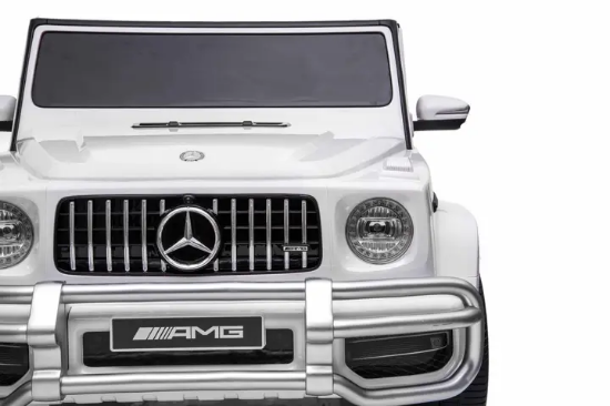 Slika Auto na akumulator 2 sjedala AMG G63 Bijeli- Mercedes
