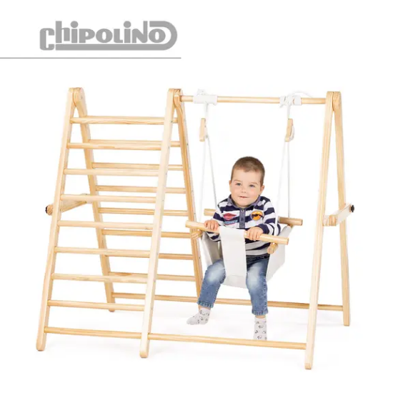 Slika Drvene ljestve za penjanje i ljuljačka Chipolino 