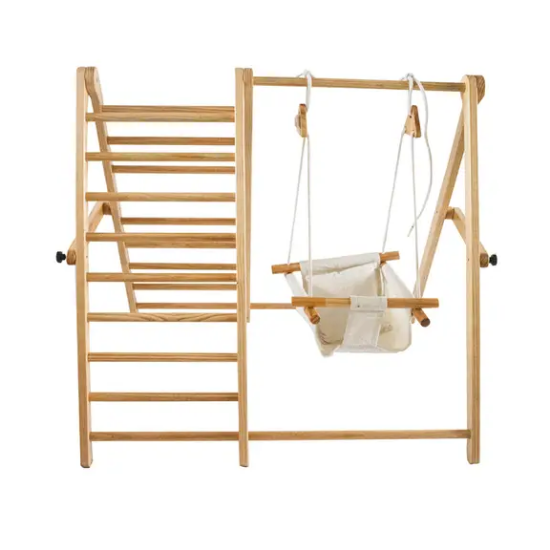 Slika Drvene ljestve za penjanje i ljuljačka Chipolino 