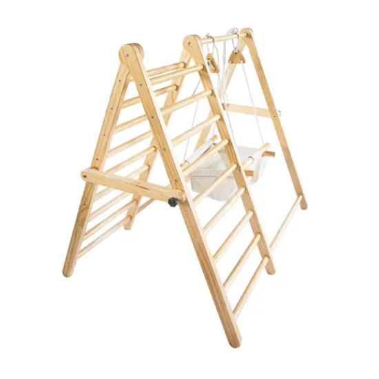 Slika Drvene ljestve za penjanje i ljuljačka Chipolino 