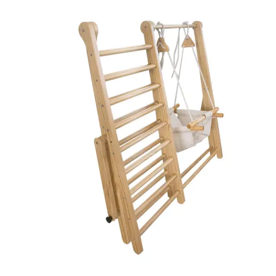 Slika Drvene ljestve za penjanje i ljuljačka Chipolino 